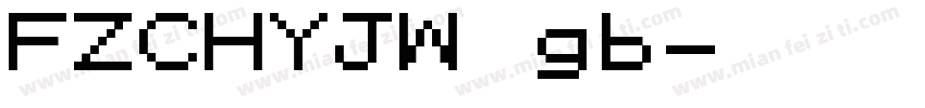 FZCHYJW gb字体转换